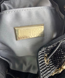 Judith Leiber Crystal Embellished Piper Small Rhinestone Bucket Bag