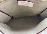 Victoria Beckham Chain Pouch Bag With Golden Strap In White Leather