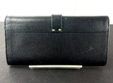 Chloé Black Leather Wallet with Lock & Key