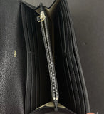 Chloé Black Leather Wallet with Lock & Key