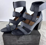 Chloé Gray Chunky Heel Sandal New Size 7.5