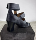 Chloé Gray Chunky Heel Sandal New Size 7.5