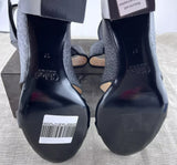 Chloé Gray Chunky Heel Sandal New Size 7.5