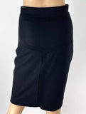 Diane Von Furstenberg Black Zip Up Chickie Skirt Size 4