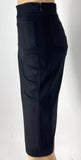 Diane Von Furstenberg Black Zip Up Chickie Skirt Size 4