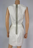 Dolce & Gabbana White Sleeveless Cotton Crew Neck Mini Dress Size 40 / US S