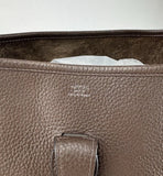 Hermes Evelyne Bag Gen II Clemence PM Dark Brown