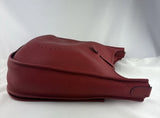 Hermes Red Clemence Leather Evelyne 33 C III GM Messenger Bag