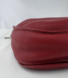 Hermes Red Clemence Leather Evelyne 33 C III GM Messenger Bag