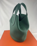 HERMES Taurillon Clemence Swift Vert (green) In-The-Loop 23 Bag W Gold Hardware