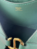 HERMES Taurillon Clemence Swift Vert (green) In-The-Loop 23 Bag W Gold Hardware
