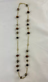 Judith Ripka Bahama Mama Tigers Eye, Pearl & Quartz Bead 18k Gold Chain Necklace