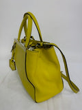 FENDI Lime Leather Mini 2jours Tote