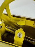 FENDI Lime Leather Mini 2jours Tote