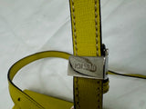 FENDI Lime Leather Mini 2jours Tote