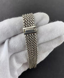 David Yurman Sterling Silver 5 Row Box Chain