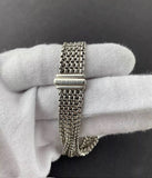 David Yurman Sterling Silver 5 Row Box Chain