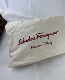 Salvatore Ferragamo Brown Animal Print Calf Hair Large Tote