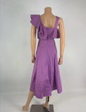 Veronica Beard Purple Maxi Beilla Dress Size 4