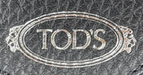 TOD’S Black Studded Leather Shoulder Bag With Dust Bag