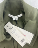 Veronica Beard Green Jacket With Pockets And Gold Buttons Size 8