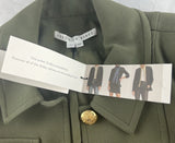 Veronica Beard Green Jacket With Pockets And Gold Buttons Size 8