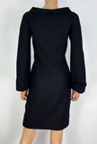 Thierry Mugler Wool Black Dress Size 36