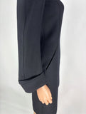 Thierry Mugler Wool Black Dress Size 36