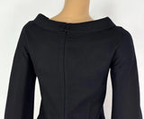 Thierry Mugler Wool Black Dress Size 36