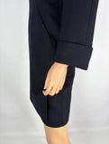 Thierry Mugler Wool Black Dress Size 36