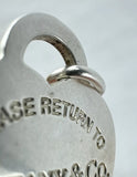 Tiffany & Co Return To Tag Heart Pendant Silver 925 SV925