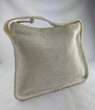 Alexander Wang White Ryan Raffia-Effect Large Bag