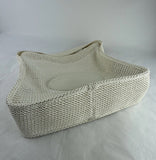 Alexander Wang White Ryan Raffia-Effect Large Bag