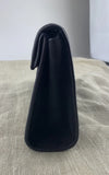 ALAIA Navy Blue Suede Mirror Clutch Evening Bag