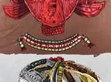 Hermes Persona Silk Scarf Artist Signed Loic Dubigeon