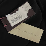 Stella McCartney V-Neck Sleeveless Lace Trim Knee Length Dress Black Size 40