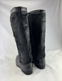 Vibram Gambite, Black Leather/Fur Tall Boots size 7.5