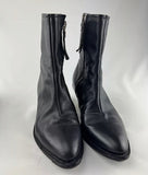 Golden Goose Star Black Leather Ankle Boots Size 37