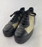 Chanel Vintage Leather Sneakers Size 41