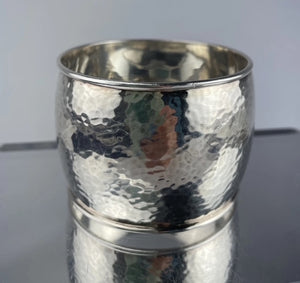 Ippolita Bracelet Wide Hammered Sterling Silver Goddess Bangle Bracelet 100g