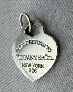 Tiffany & Co Return To Tag Heart Pendant Silver 925 SV925