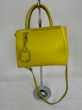 FENDI Lime Leather Mini 2jours Tote