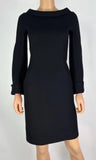 Thierry Mugler Wool Black Dress Size 36