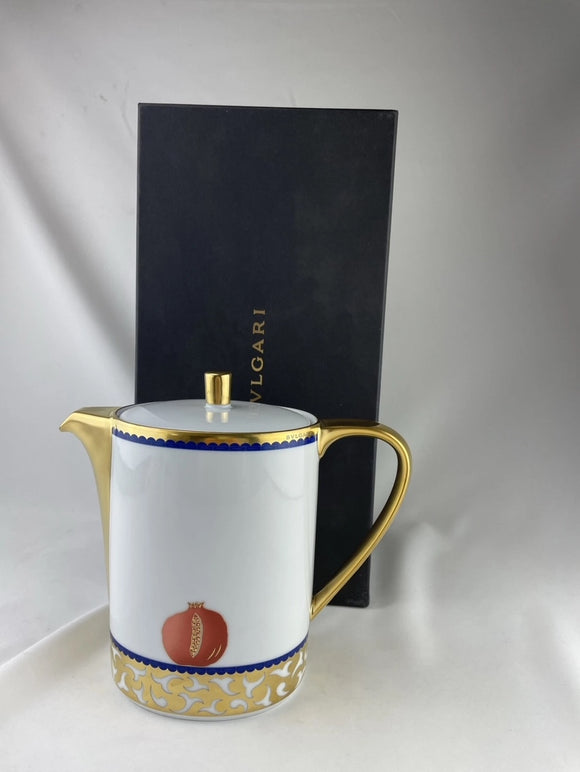 Bvlgari Rosenthal Frutta Alla Finestra Coffee Pot Figs Pomegranate